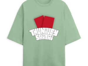 Thunivey Sakthi | Bigboss funny motivation | Unisex Terry Oversized Tee - Image 2