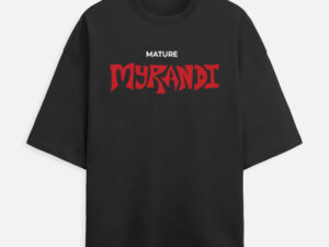 mature myrandi - Unisex Terry Oversized Tee - Image 5