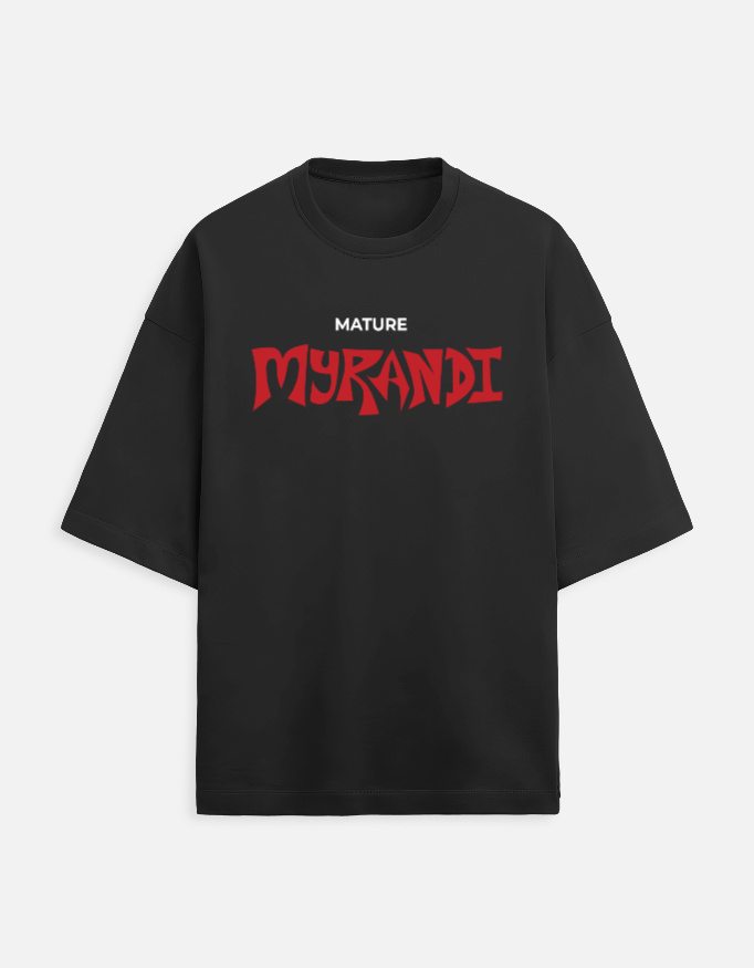 mature myrandi - Unisex Terry Oversized Tee