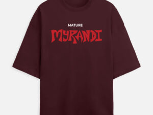 mature myrandi - Unisex Terry Oversized Tee - Image 4
