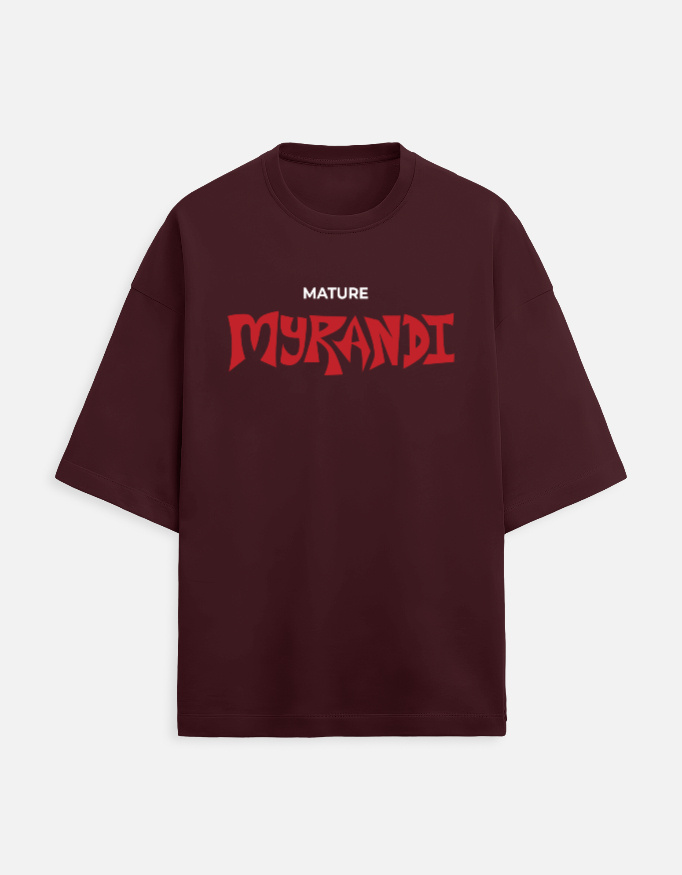 mature myrandi - Unisex Terry Oversized Tee