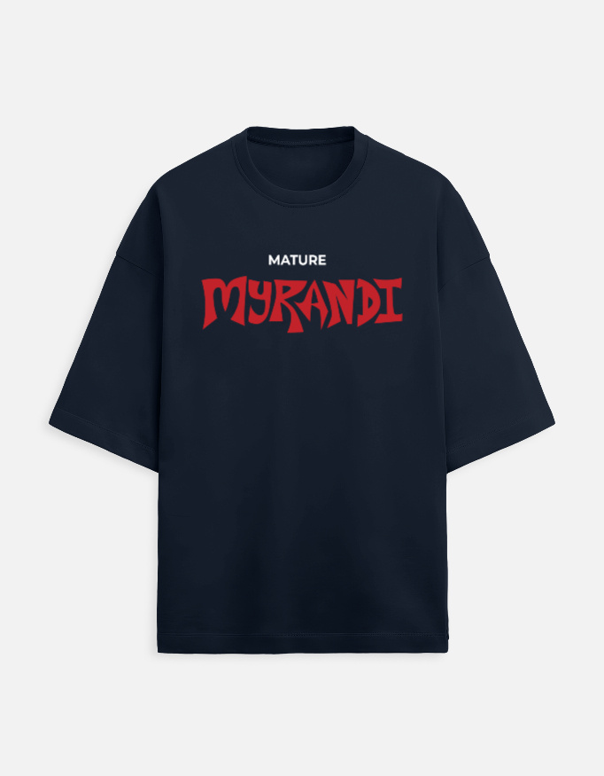 mature myrandi - Unisex Terry Oversized Tee