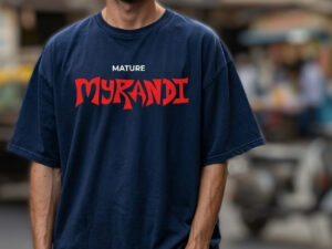 mature myrandi - Unisex Terry Oversized Tee - Image 1