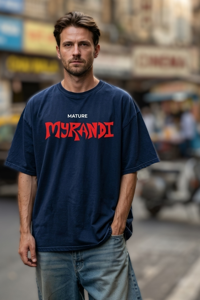 mature myrandi - Unisex Terry Oversized Tee