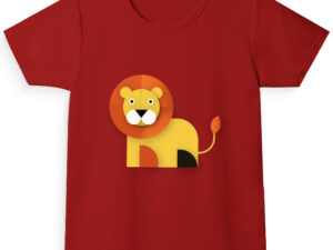 Lion Girl's Crew Neck T-Shirt - Image 9