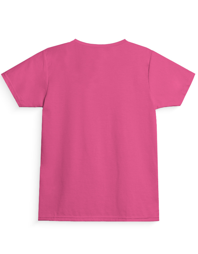 Puli Girl's Crew Neck T-Shirt | Tiger cartoon tshirt