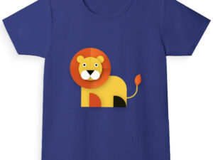 Lion Girl's Crew Neck T-Shirt - Image 7