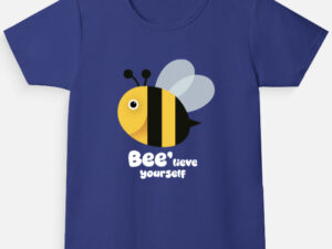 Bee-lieve Girl's Crew Neck T-Shirt | Honey bee | Funaadai - Image 9