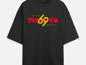 Thooya Sakthi - TVK - Unisex Terry Oversized Tee - Image 5