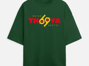 Thooya Sakthi - TVK - Unisex Terry Oversized Tee - Image 3