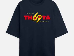 Thooya Sakthi - TVK - Unisex Terry Oversized Tee - Image 1