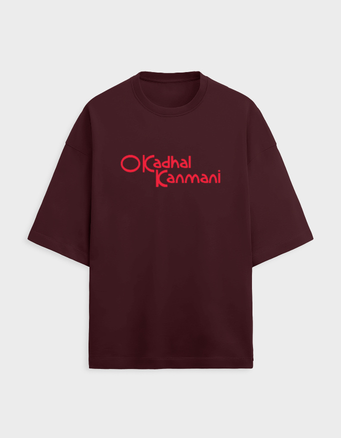 Ok kanmani | Unisex Terry Oversized Tee | Funaadai