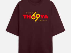 Thooya Sakthi - TVK - Unisex Terry Oversized Tee - Image 2